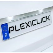 Plexiclick - průhledný držák maďarské SPZ