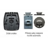 HD DVR kamera se záznamem a monitorem 4,3" ve zpětném zrcátku s funkcí automatického zatmavení HV-043LAD