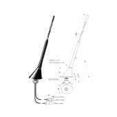 Anténa Blaupunkt DAB-A-P