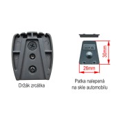 Monitor v zrcátku AK-043LA Fiat