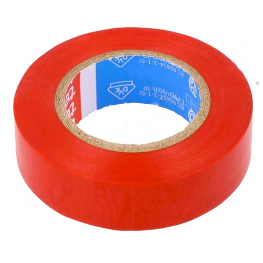 Izolační páska Tesa 53988 PVC 50/25 červená