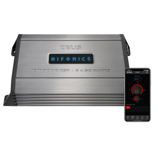 Zesilovač s DSP procesorem Hifonics ZXR800/DSP/4