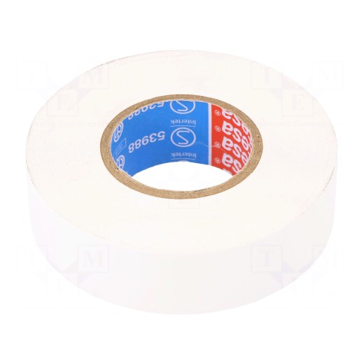 Izolační páska Tesa 53988 PVC 19/25 bílá