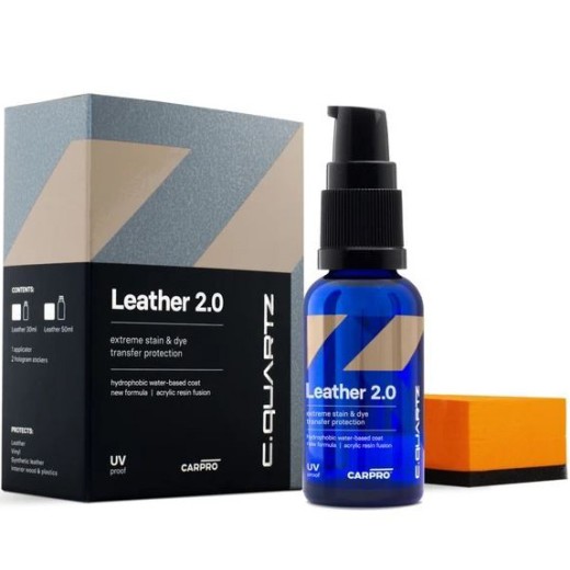 Keramická ochrana kůže CarPro CQuartz Leather 2.0 (50 ml)
