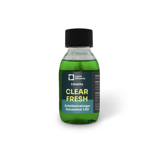 Vůně a čistič do ostřikovačů Liquid Elements Washing water concentrate "SMELLOW BOMB / CLEAR FRESH" - Lime (100 ml)