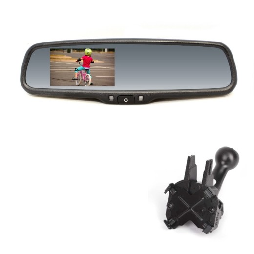 Zpětné zrcátko s LCD displejem RM LCD VW3