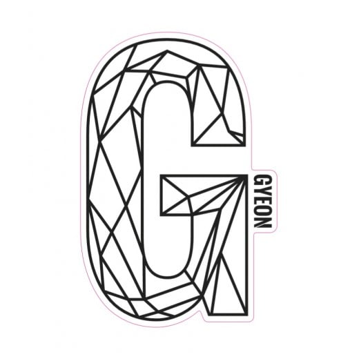 Samolepka Gyeon G Sticker Black (200 mm x 131,3 mm)