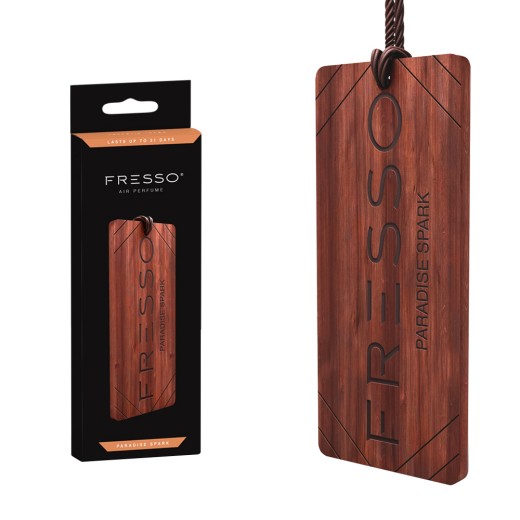 Závěsná vůně ve dřevě Fresso Paradise Spark Wooden Hanger