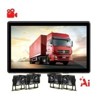 Záznamové zařízení Steelmate C40 - CCTV sada, Ai BSD, 4x AHD 720p, 10" monitor