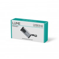 Svítilna Carbon Collective Rechargeable LED Keychain Light - LUME Pocket