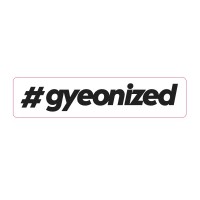 Samolepka Gyeon #gyeonized Sticker Black (17,9 mm x 100 mm)